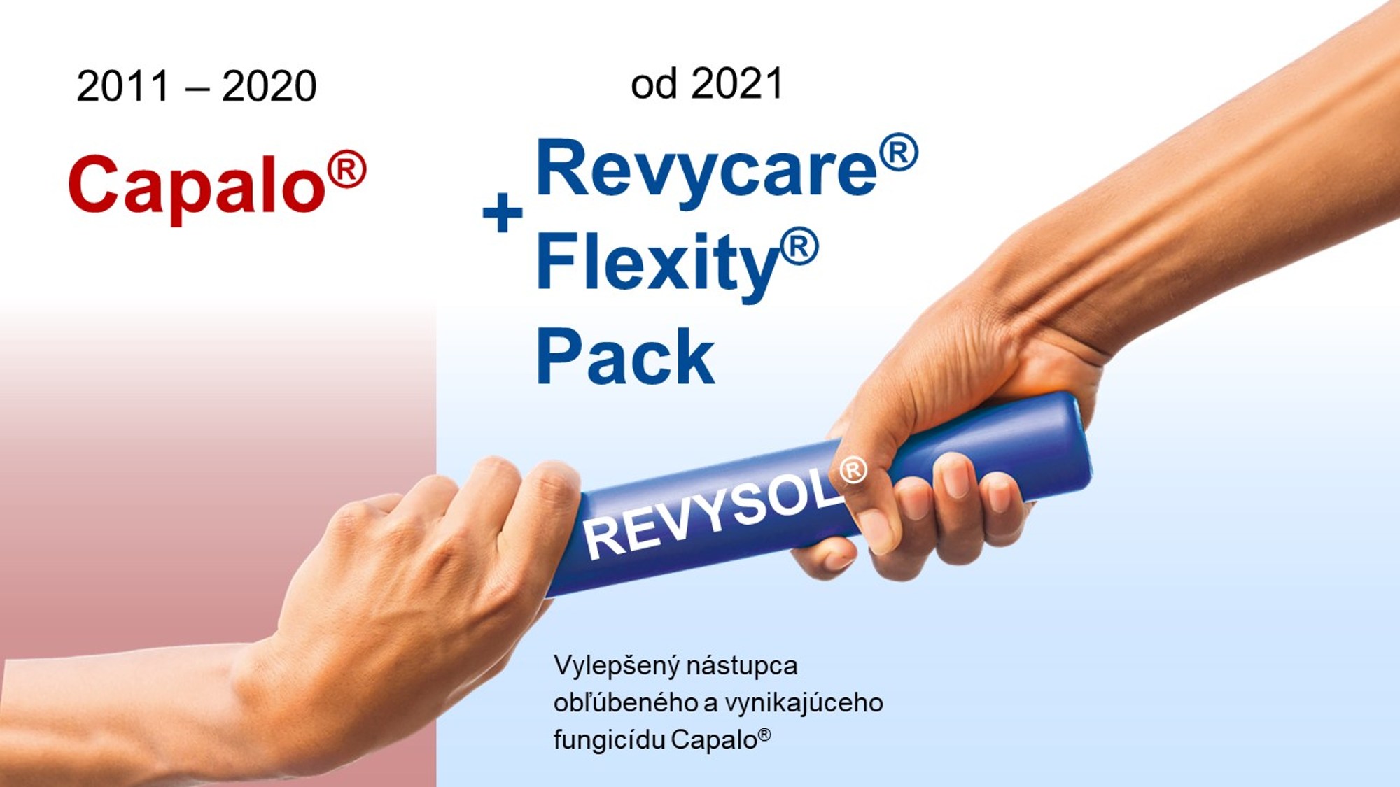 Vylepšený nástupca Revycare® + Flexity® Pack obľúbeného a vynikajúceho fungicídu Capalo®